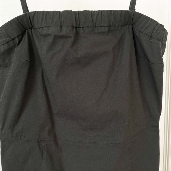 Theory Black Spaghetti Strap Midi Dress - Picture 4 of 16